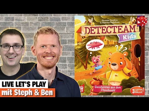 SPIEL 24 Neuheit: Detecteam Kids - Geschichten aus dem Plüschwald - Live mit Steph & Ben