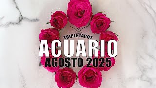 Acuario ♒️ - Cero drama, muchas gracias! ✌️Tarot de Triple Cruz Agosto 2025