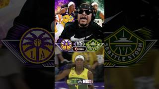 Flau’jae Johnson hits a early 3 pointer #seattlestorm #LosAngelesSparks #flaujaejohnson #wnba