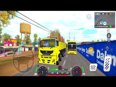 Eicher Truck Driving in Truck Masters: India Simulator Android Gameplay | Indian Lorry Games 3D