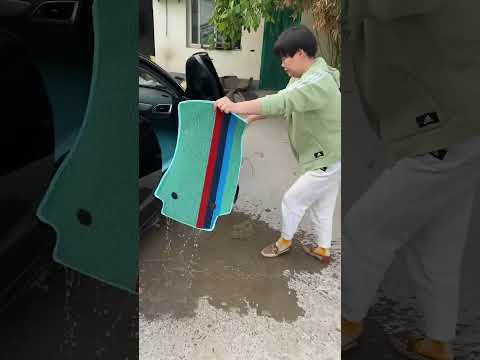 Fully wrapped door sill car floor mat models special car customization.