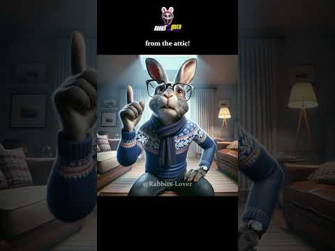 The Mystery Footsteps #rabbitlover #shorts #memes