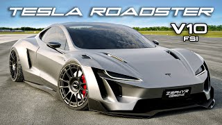Tesla Roadster WIDEBODY V10 Swapped Modified 4K