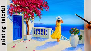 Acrylic Painting: Landscape Painting; Painting Ideas