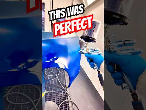 Do cars only come in blue now?!? #satisfying #asmr #car #truck #painting #fyp