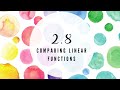 Comparing Linear Functions: Key Concepts and Techniques