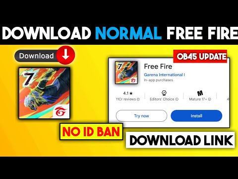 How to download Free Fire Free Fire Kaise Download karen Normal Free Fire Download Link Free Fire ?