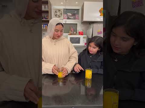 كانت فكراني هديها العصير الكبيرة🙈😂