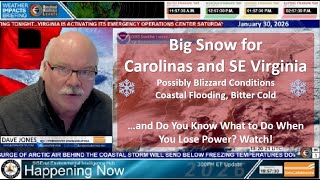 East Coast Bomb Cyclone on Track to Impact Carolinas, SE VA and Cape Cod with Extreme Conditions