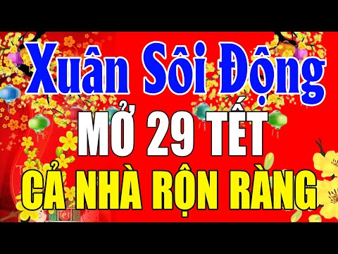 NHẠC XUÂN 2025 SÔI ĐỘNG KHÔNG QUẢNG CÁO - LK Nhạc Xuân Remix 2025, Mở 29 Tết Cả Nhà Rộn Ràng