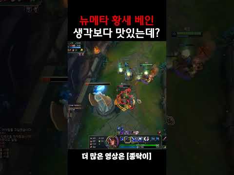 탑베인 뉴메타 황새 구인수 빌드