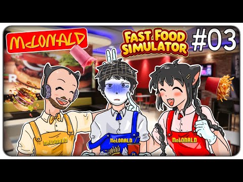 ULTIMO GIORNO DI LAVORO AL McLONALD... ODIO I MIEI ASSISTENTI | Fast Food Simulator ep.03