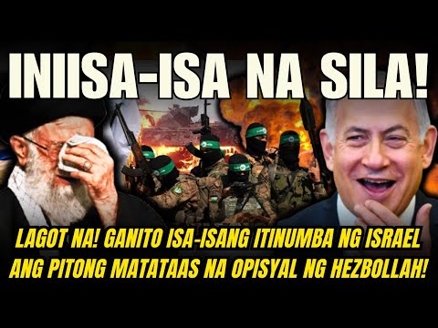 LAGOT NA! GANITO ISA-ISANG ITINUMBA NG ISRAEL ANG PITONG MATATAAS NA OPISYAL NG HEZBOLLAH! YARI NA!