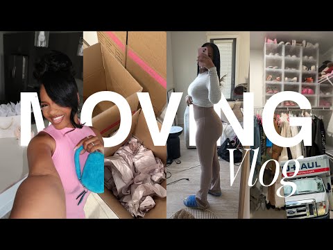 I MOVED… 🚛📦💕 Raw footage! Unpacking, Organizing, Closet Revamp, GRWM + more!