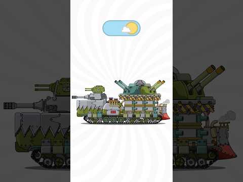 Светлый и Темный режим ТАНКОВ №3 #shorts #homeanimations #cartoon #animation #мультик #tank