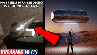 Metallic UFO with Ancient Hieroglyphs FOUND In the Desert! (CRAZY-VIDEO)