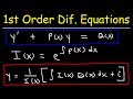 Integrating Factors in Differential Equations