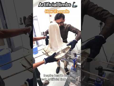 Behind the scenes? Making of artificial limbs ?? #artificiallimbs #tiktok #hitech #inspire #science