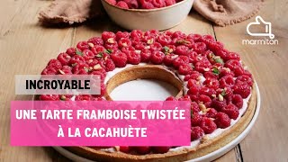 Une tarte framboise twistée à la cacahuète ? Oui, on ose 🤩