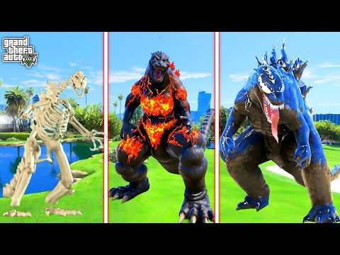 Franklin Upgrading $1 GODZILLA To $1,000,000,000 GODZILLA In GTA 5!