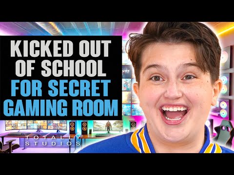 Kicked Out of School for Secret Gaming Room.