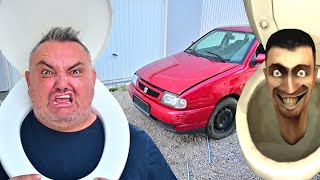 Skibidi Man VS Car