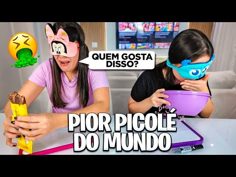 QUAL O SABOR DO PICOLÉ * NUNCA PROVARAM!