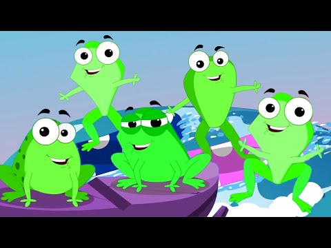 Five Little Froggies, Nursery Rhymes and Animals Songs for Kids