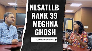 NLSAT LLB Rank 39 Meghna Ghosh | NLSIU Bengaluru Topper Interview | TLOI Academy