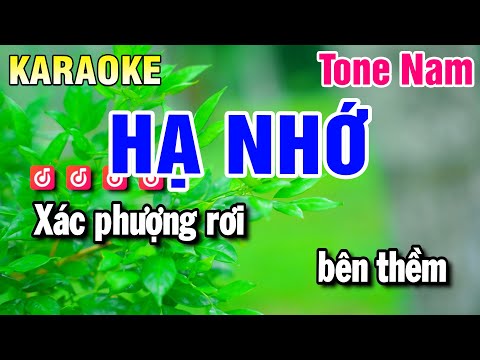 Karaoke Hạ Nhớ Nhạc Sống Tone Nam | Beat Huỳnh Anh