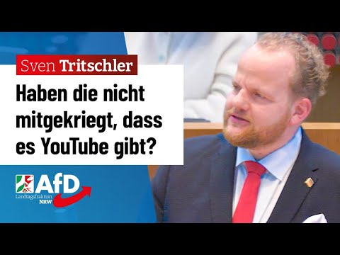 Haben die Politiker eigentlich mitgekriegt, dass es YouTube gibt? - Sven Tritschler (AfD)