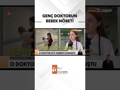 Kuvözdeki bebeğin başından ayrılmadı #atvhaber