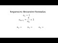 Understanding Recursive Sequences
