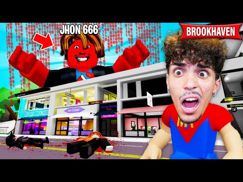 L'HACKER PIÙ PERICOLOSO DI BROOKHAVEN ROBLOX "JHON 666" MI HA ATTACCATO!!