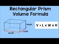 Volume of Rectangular Prisms