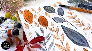Start Watercolor Nature Journaling with These Simple Leaf Shapes