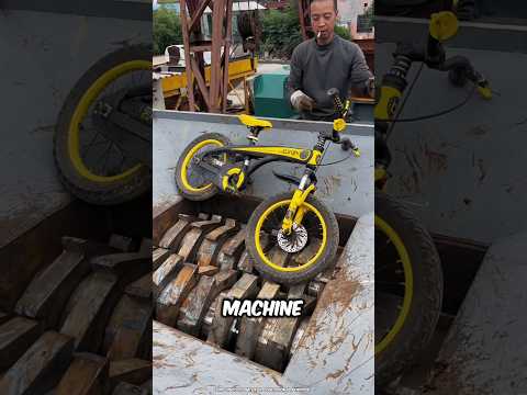 Dad Broke his School Bicycle 🚲🤩~mini wood toy-woodworking art skill #shorts #candy