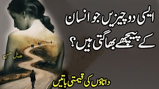 Aisi 2 Chizein Jo Insan Ke Pichye Bagti Hain | New Amezing Urdu Quotes | Sad Urdu Quotes