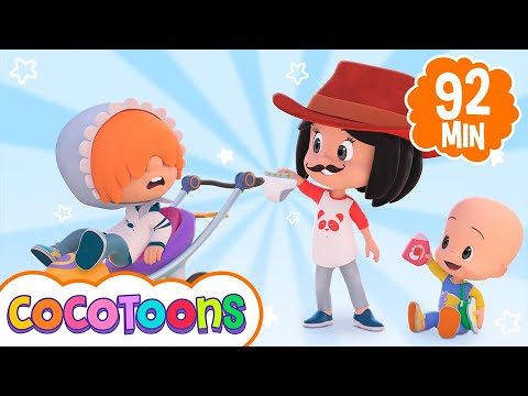 Carrinho Lere e mais musicas infantis de Cleo e Cuquin 🎶 Cocotoons Brasil