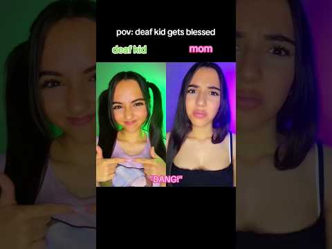 #pov deaf kid gets blessed #shorts #viral