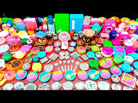 7 Minutes Satisfying with Unboxing Sanrio Hello Kitty Kitchen Set | Tiny Playset Installation Toys