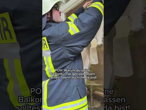 Die gekippte Balkontür… 🚪
