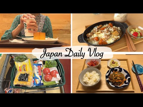 window shopping at goodies store, make dinner with summer veggies | japan vlog