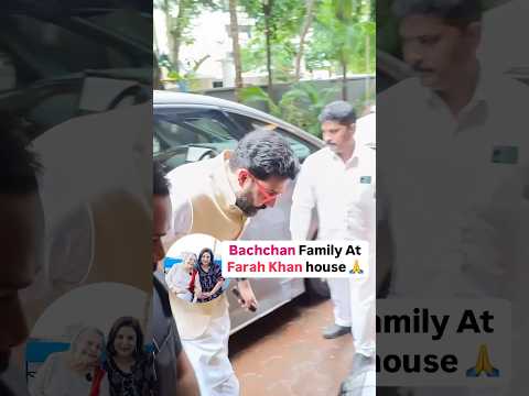 Abhishek Bachchan and family at Farah khan house. #abhishekbachchan #bollywood #farahkhan