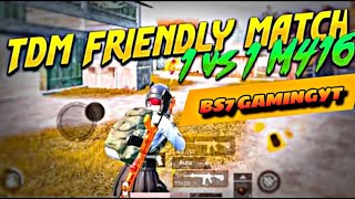 🔥 Custom TDM Fight with Friends – Only M416 Challenge @BS7GamingYT