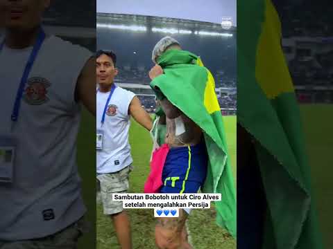 Gemuruh stadion meneriakkan nama Ciro Alves setelah PERSIB mengalahkan Persija 🏟️ #persib #shorts