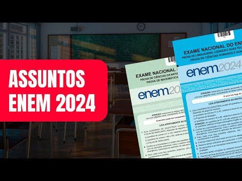 Todos os assuntos que caíram no ENEM 2024 | ProEnem