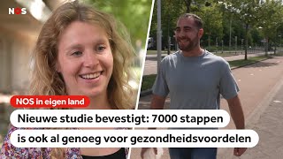 10.000 stappen achterhaald: 7000 is genoeg