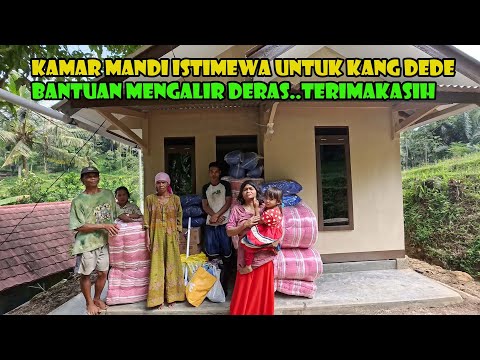ISTIMEWA...Kamar Mandi Kang Dede Paling Istimewa. Belanja Kasur Di Tambah Lagi Paket Sembako.