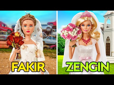 Zengin VS Fakir Barbie'm için! Garip Düğün Anları ve Gelin Çeşitleri 123 GO! tarafından